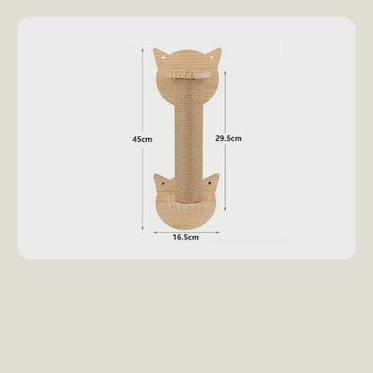 Vertical scratching post video