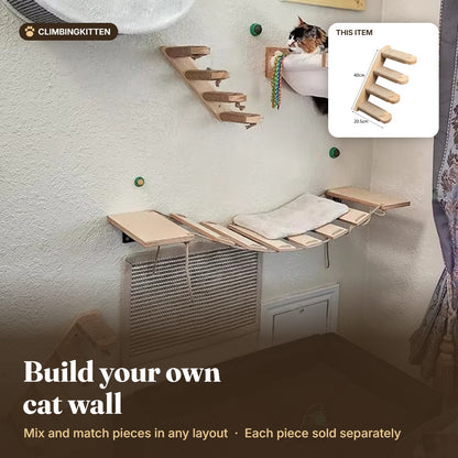 Build your own cat wall with the cat stairs